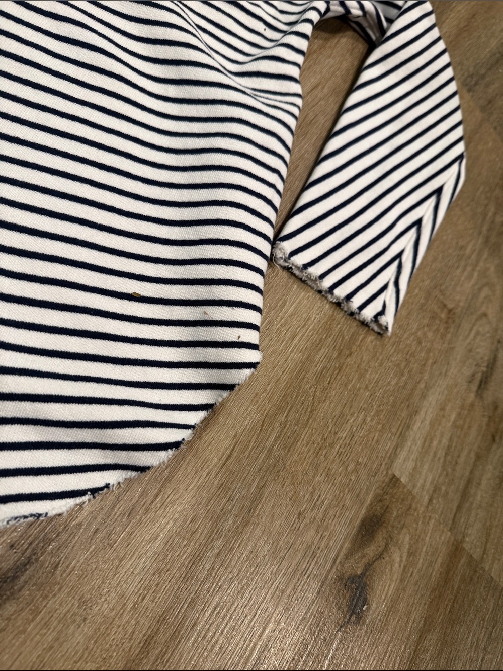 Frank & Eileen Navy and White Striped Roll Neck Long-Sleeve Pullover - Picture 9 of 11